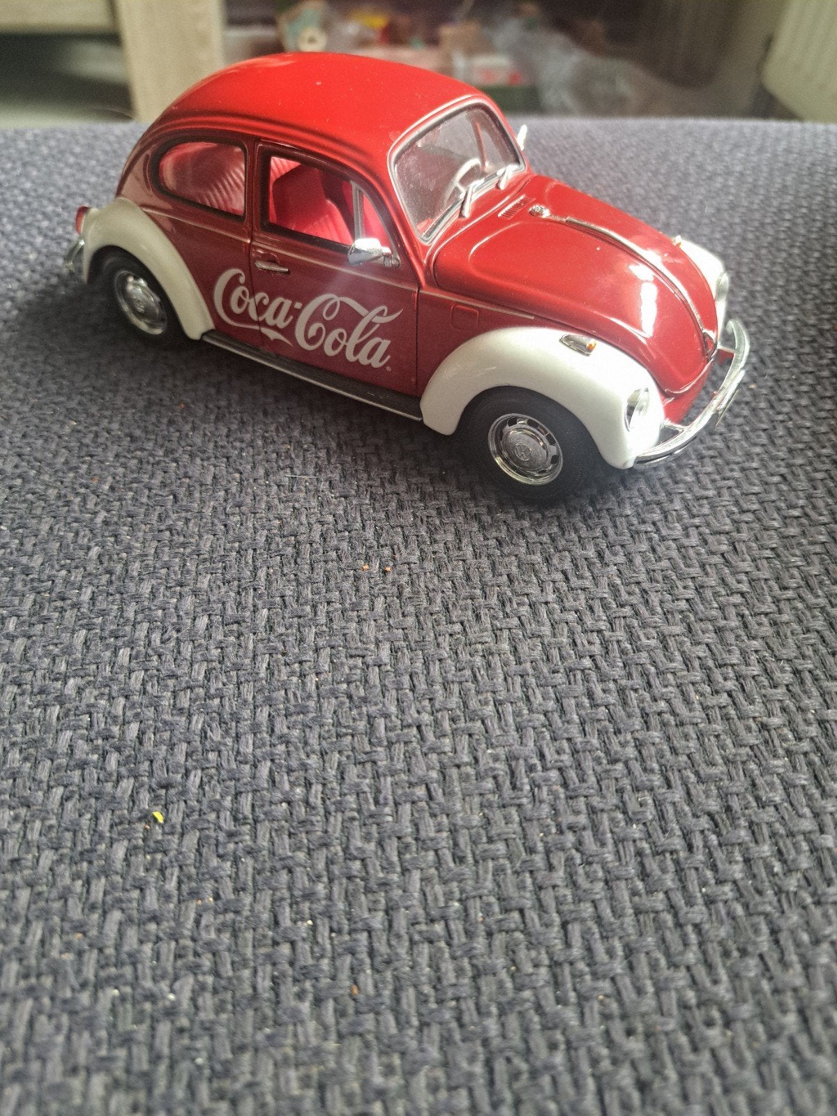 Welly model vw beetle "coca cola", Overige merken, Gebruikt, Auto, Ophalen of Verzenden