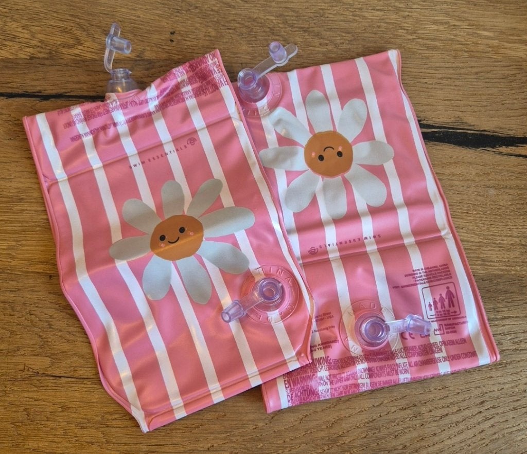 Zwembandjes 0-2 jaar <15 kg Roze Bloem Madelief, Verzenden, Nieuw
