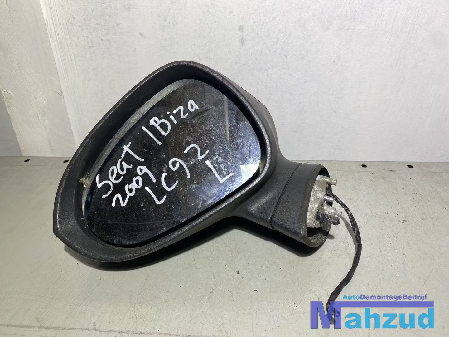 SEAT IBIZA 4 Links LC9Z Zwart spiegel buitenspiegel, Auto-onderdelen, Gebruikt, Autovia A-2, Km 585 585
08760  Martorell, ES, Ophalen of Verzenden