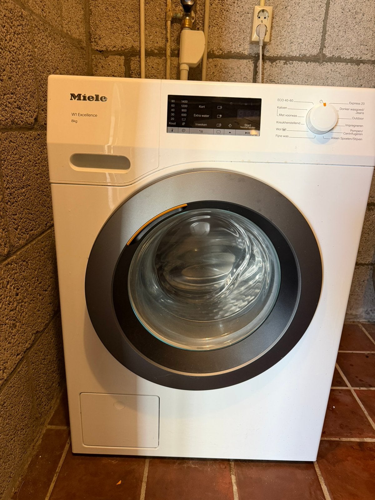 Miele W1 Excellence wasmachine 8 kg, 1400 toeren
