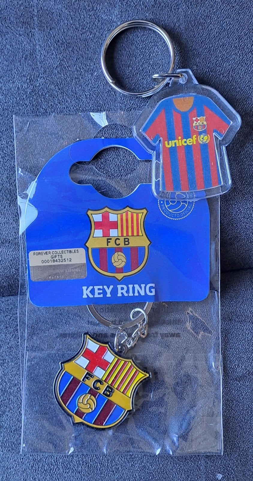 FC Barcelona Sleutelhanger - Nieuw in verpakking, Ophalen of Verzenden, Nieuw, Sport