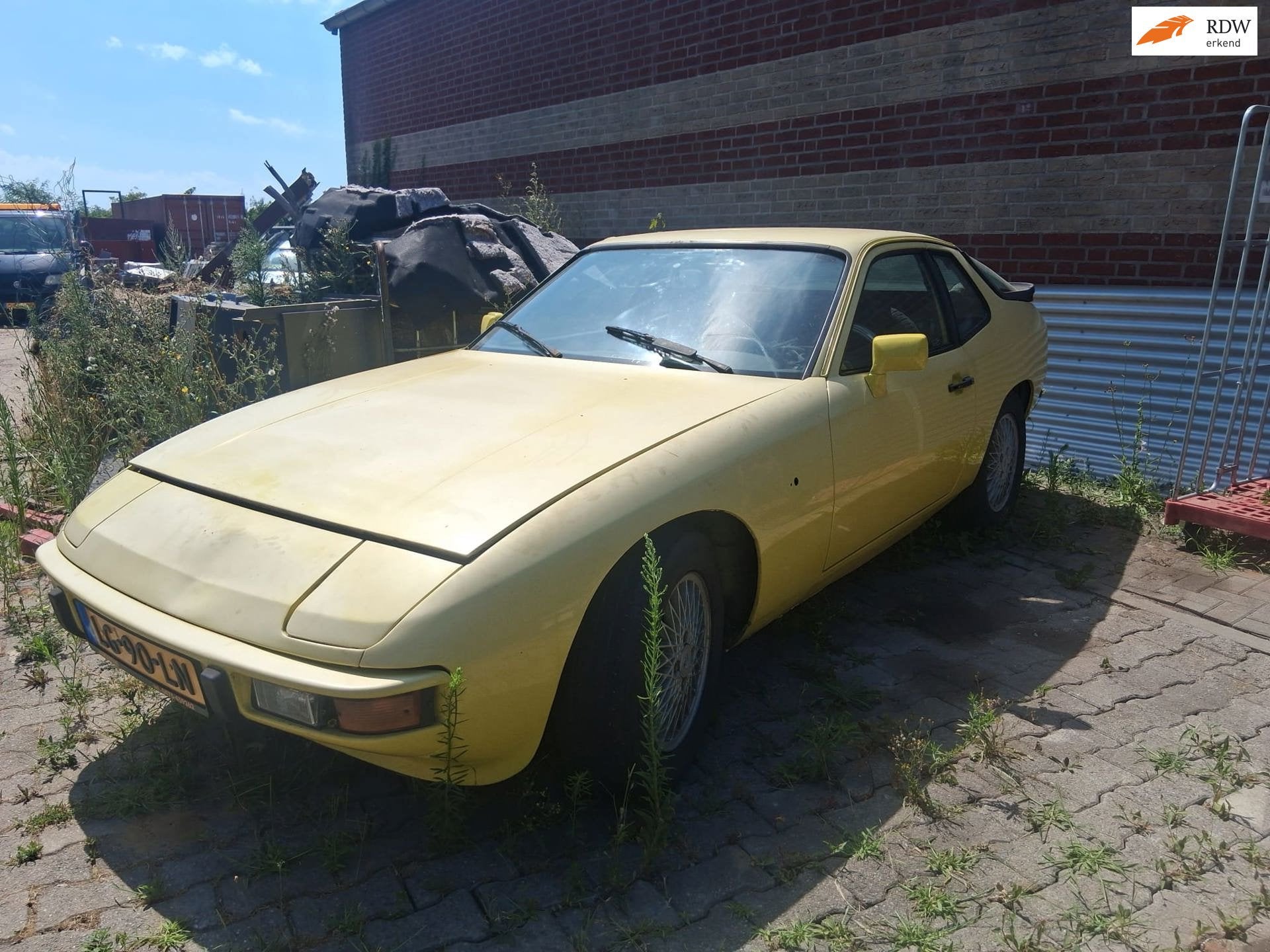 Porsche 924 targa 2.0 targa opknapper, Gebruikt, 4 cilinders, 1070 kg, Bedrijf
