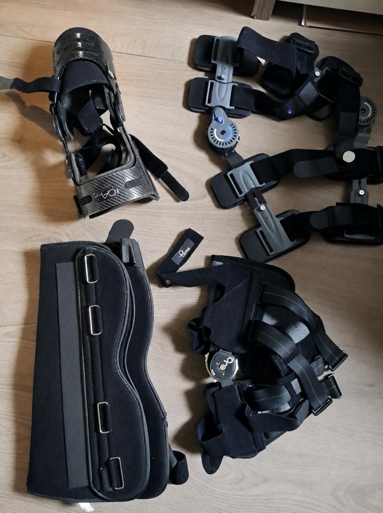Revalidatie brace voor knie., Ophalen, Gebruikt