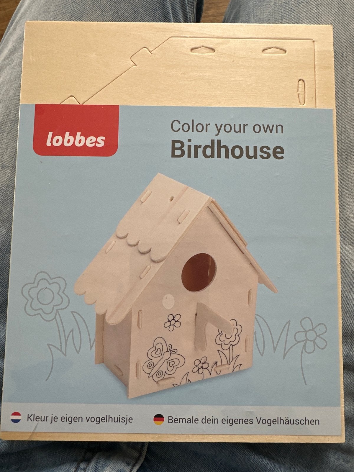 Lobbes Knutselset: Kleur je eigen vogelhuisje, Dieren, Educatief, Overige merken, Knutselset