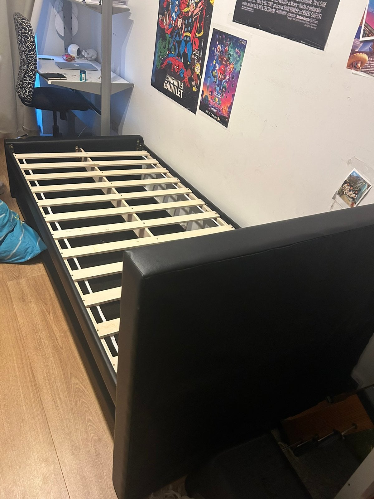 Bed, 85 tot 100 cm, Gebruikt, Ophalen of Verzenden, Matras