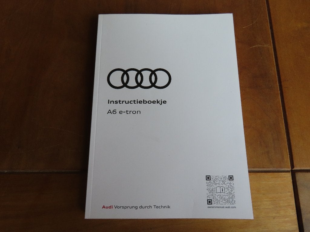 Nieuw instructieboek Audi A6 e-tron, A6 Avant e-tron 2024, Ophalen of Verzenden
