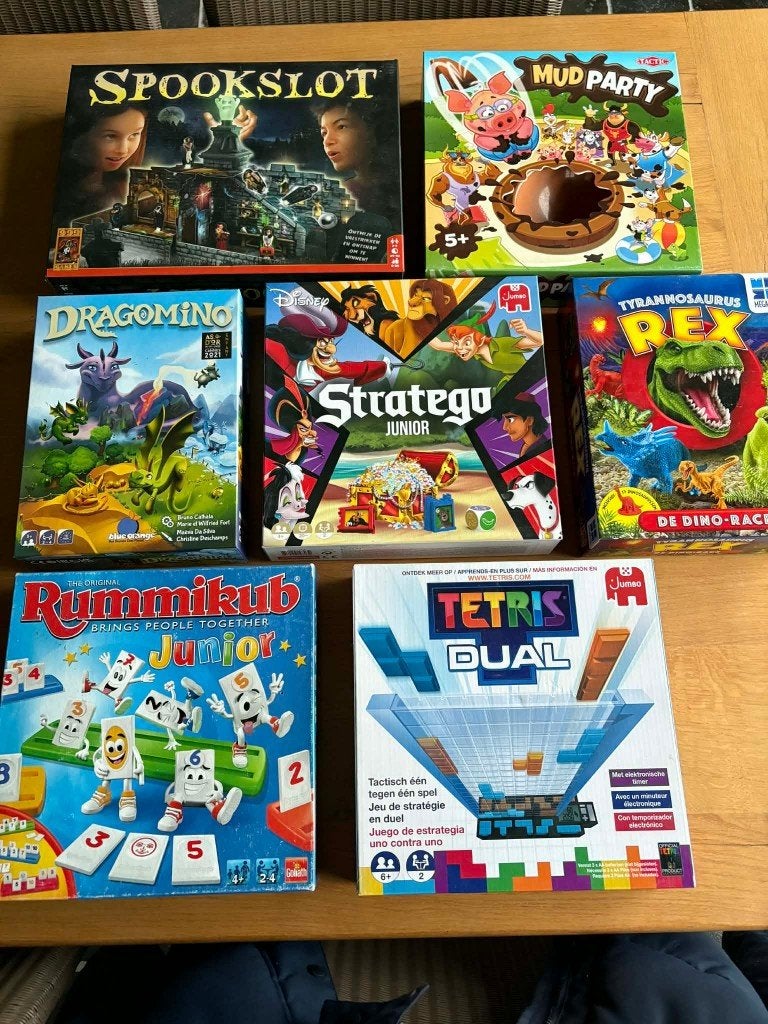 7 leuke gezelschapsspellen, Ophalen, Zo goed als nieuw