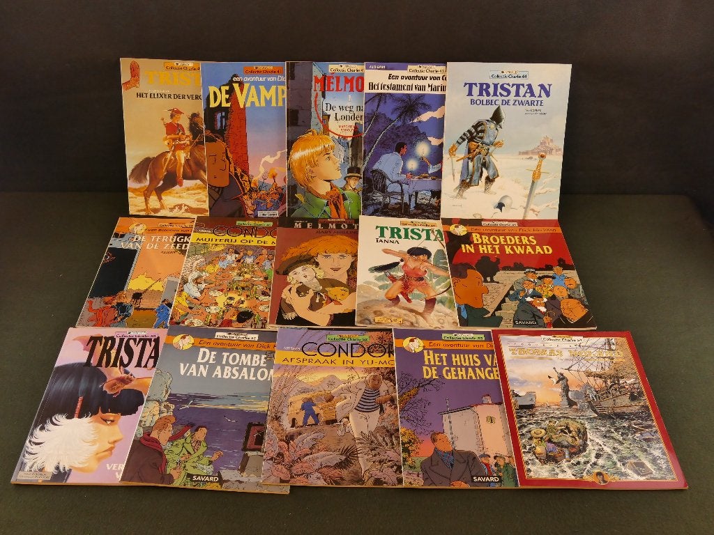 20X Collectie Charlie: Nummers 26 t/m 45 (SC) (1988-1993), Meerdere stripboeken, Ophalen of Verzenden, Gelezen