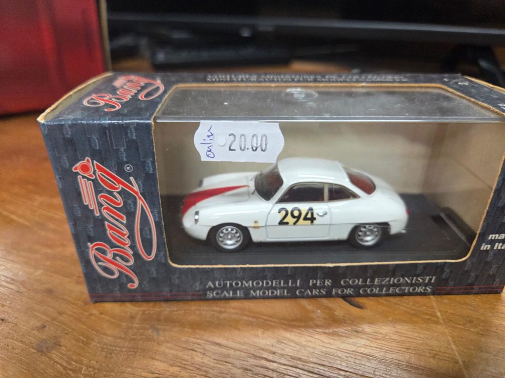 Alfa Romeo Giulietta SZ Fornovo Monte Cassio 1962 #294, Overige merken, Auto, ., Ophalen of Verzenden
