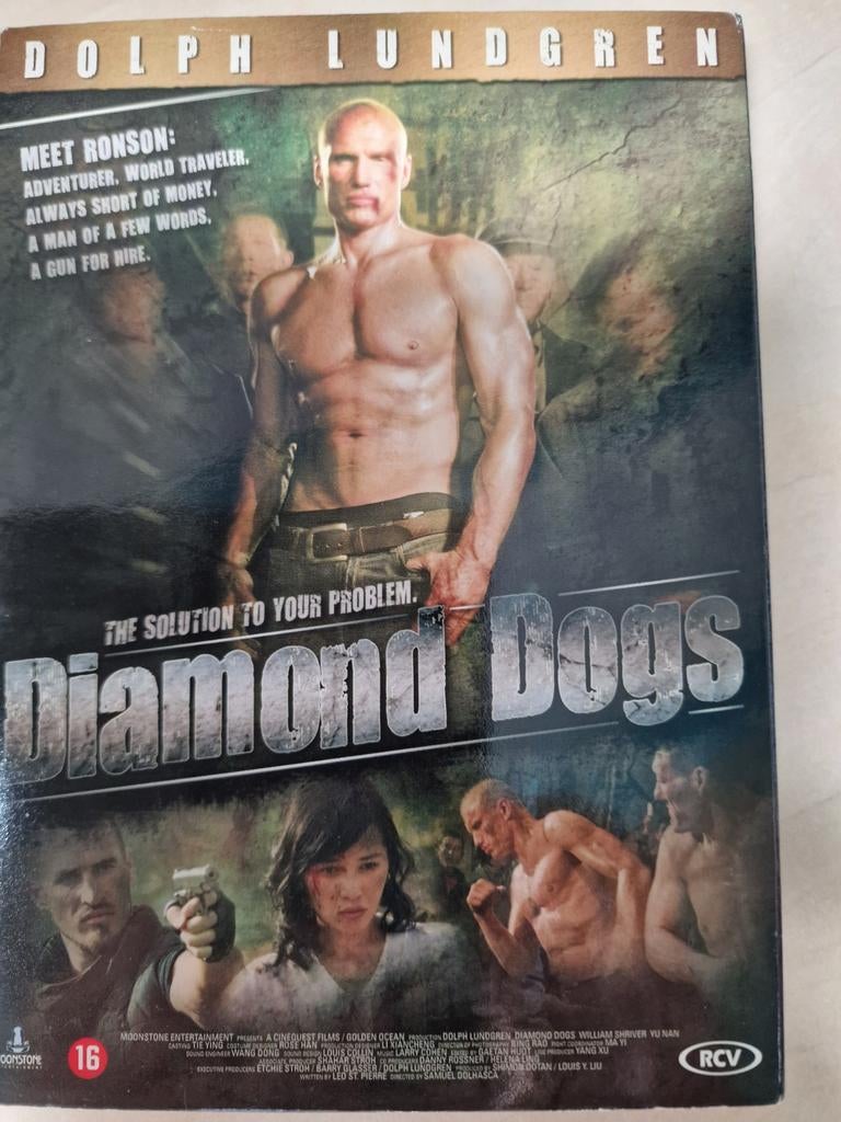 Diamond Dogs (Dolph Lundgren) DVD - Actiethriller, Vanaf 16 jaar, Ophalen of Verzenden, Gebruikt, Actiethriller