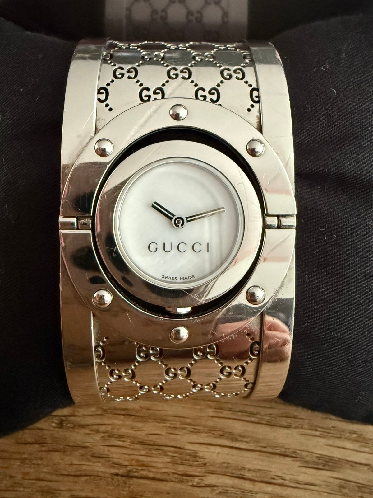 Origineel Gucci Twirl dameshorloge model 112 - werkend, Overige merken, Polshorloge, Ophalen of Verzenden, Zo goed als nieuw