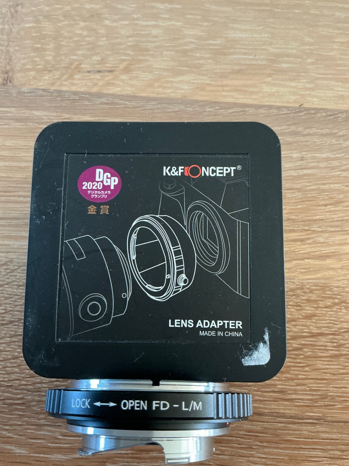 FD-L/M Lensadapter voor Canon FD lenzen op Leica M camera's, Overige merken, Lensadapter, Ophalen of Verzenden, Zo goed als nieuw