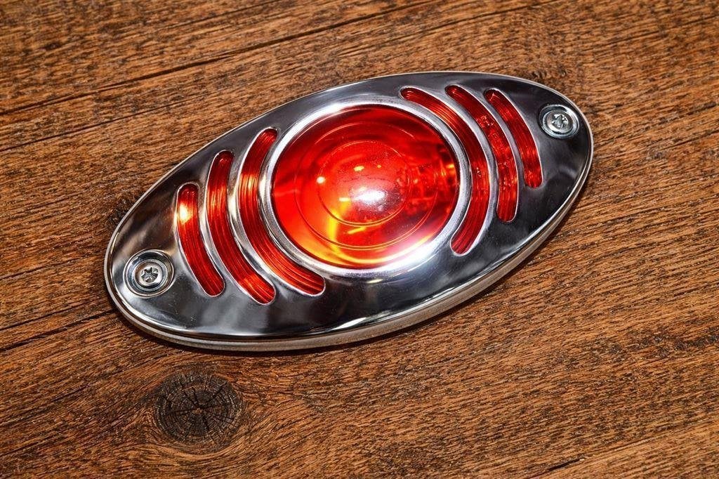 Cateye Achterlicht Cover - Verchroomd o.a. Harley-Davidson, Ophalen of Verzenden, Nieuw