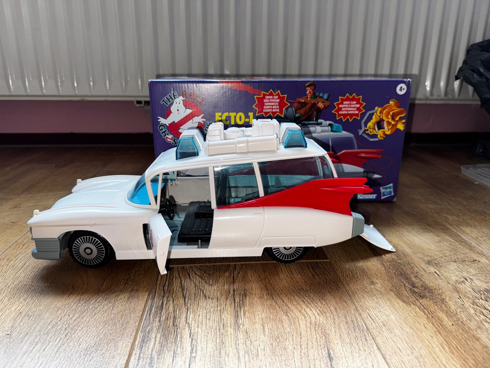 The Real Ghostbuster Ecto-1 + originele doos Kenner Hasbro, Ophalen of Verzenden, Zo goed als nieuw