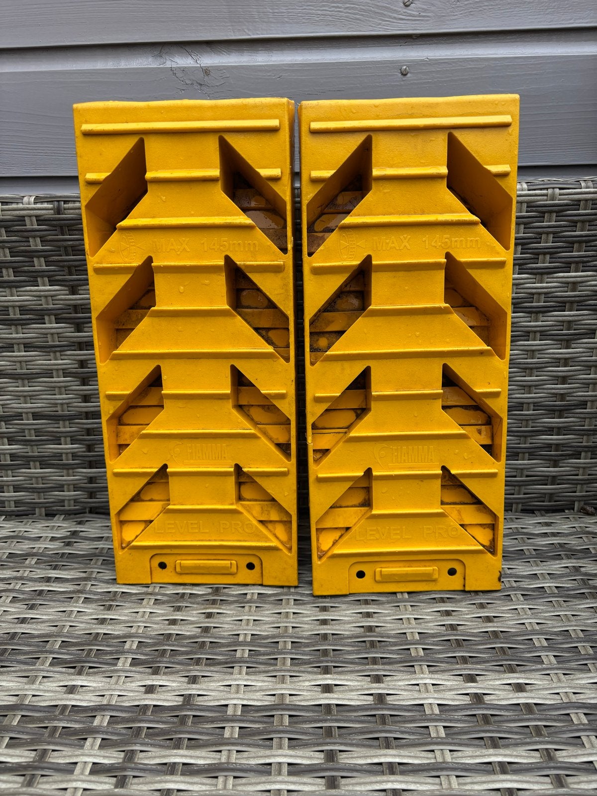 Fiamma Level Pro Oprijblokken (2 stuks) voor Caravan/Camper, Ophalen of Verzenden, Gebruikt