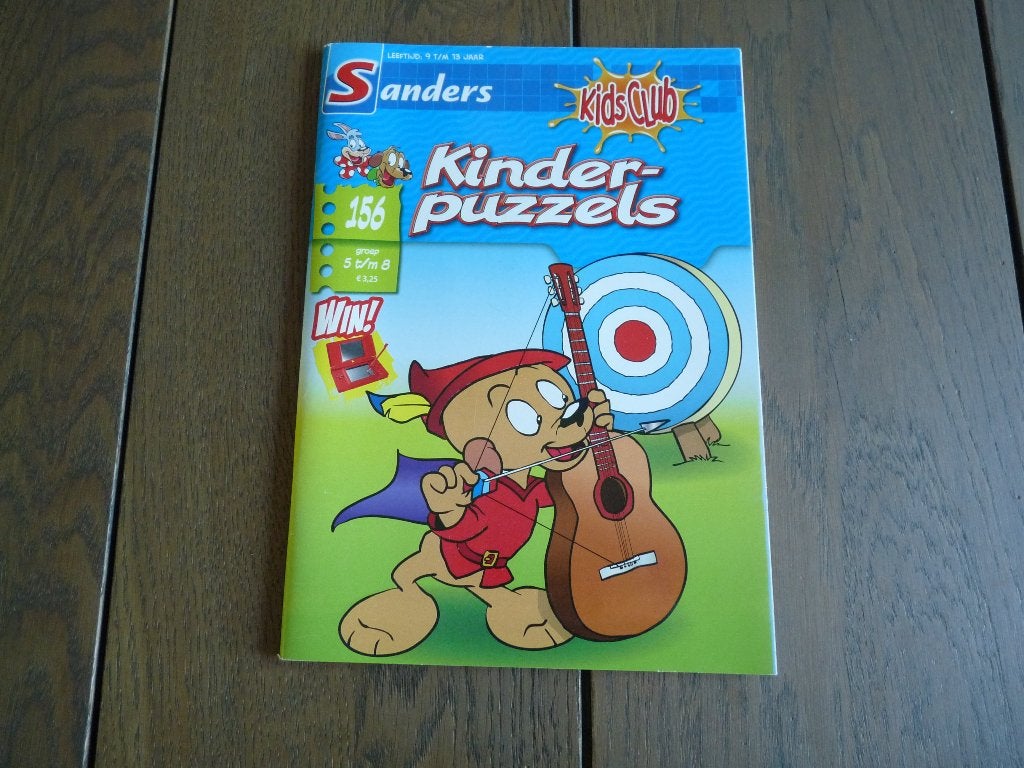 Sanders kinderpuzzels 9 t/m 13 jaar, Kinderen en Baby's, Ophalen of Verzenden, Puzzelen