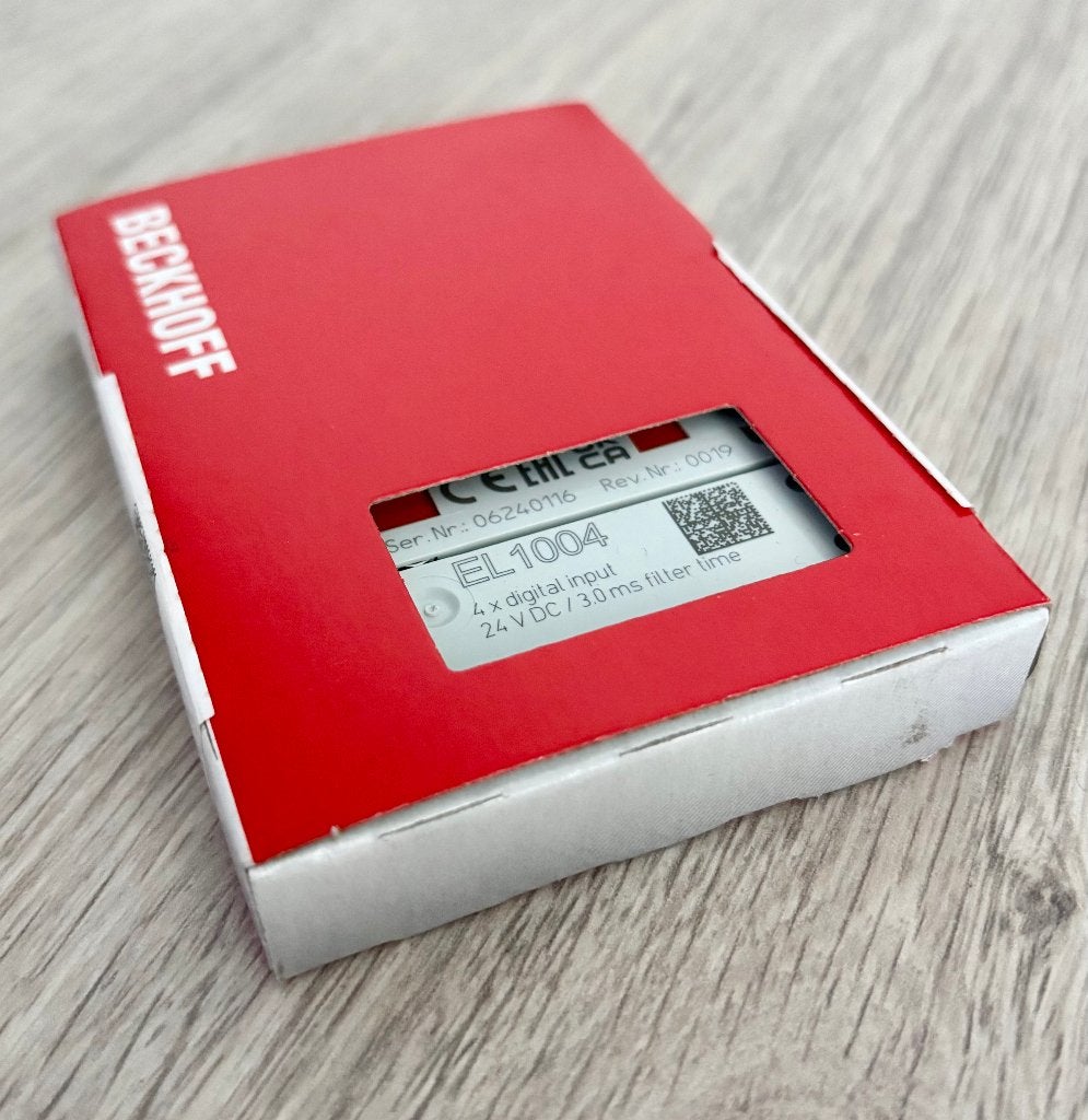 BECKHOFF - EL1004 - EtherCAT Terminal 4-Ch DigIn, Hobby en Vrije tijd, Elektronica-componenten, Sales@beckhoff.nl, Nieuw, Ophalen of Verzenden