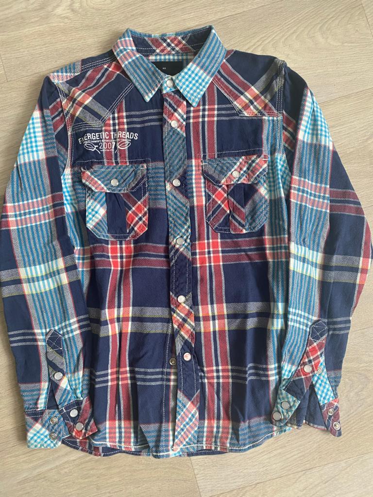 Outfitters Nation Blouse Maat 140-146 (XS) - Zo goed als nie, Ophalen of Verzenden, Zo goed als nieuw, Jongen, Overhemd of Blouse