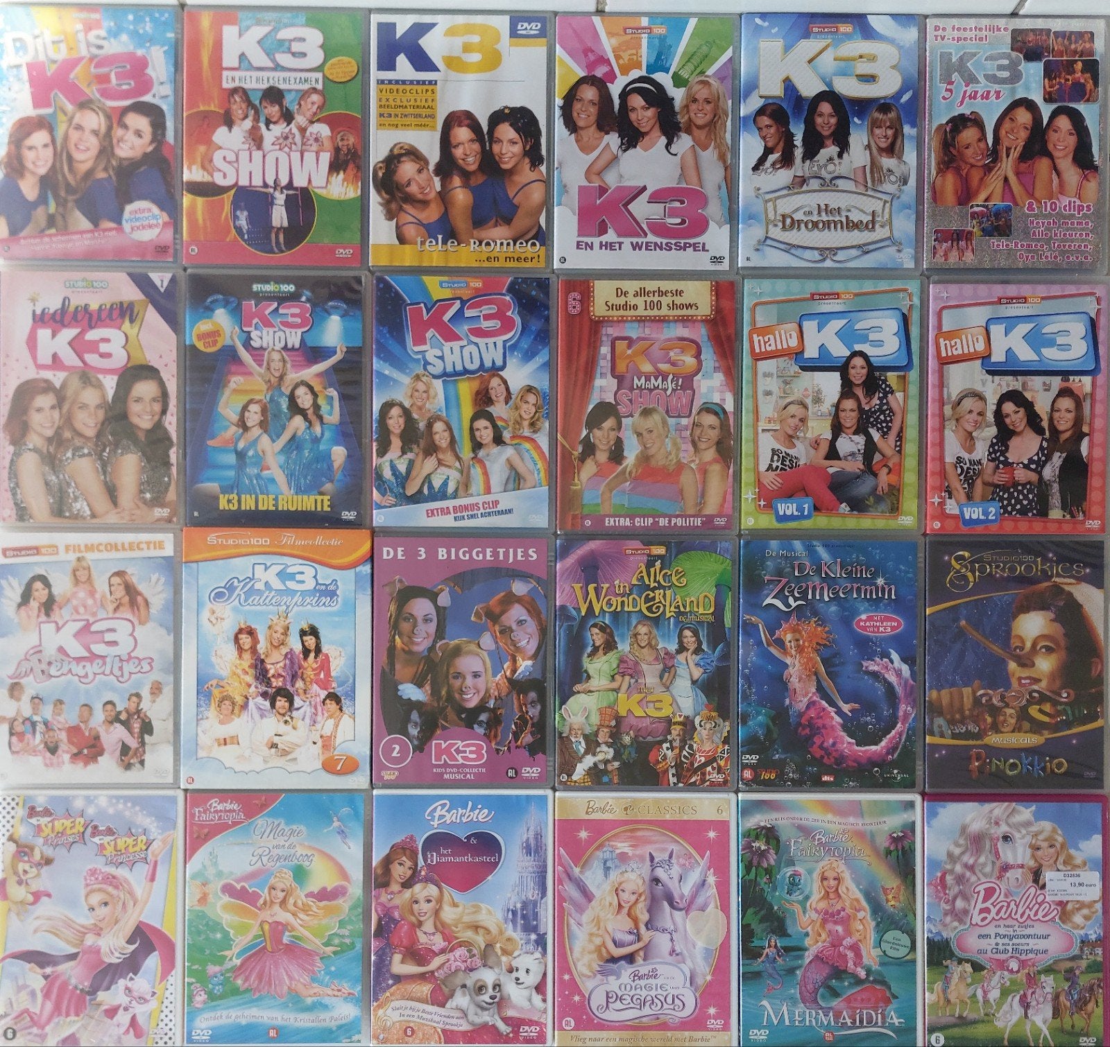 Dvd's K3 Barbie, Alle leeftijden, Ophalen of Verzenden, Zo goed als nieuw