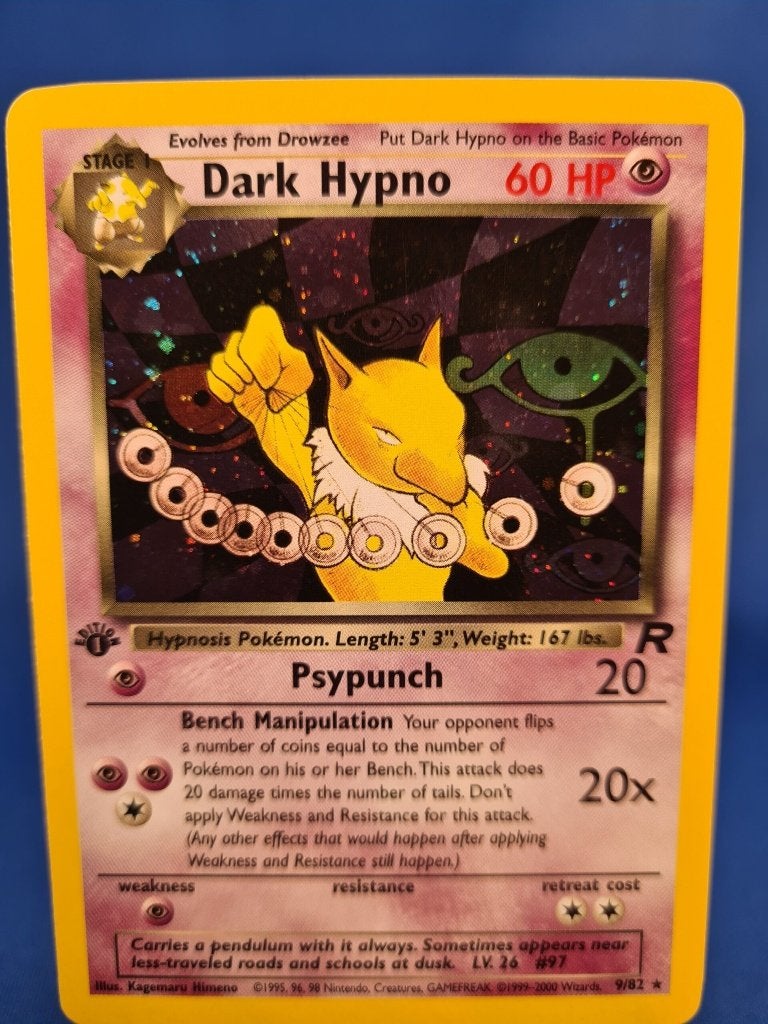 Dark Hypno 9/82 - Team Rocket (1st edition), Verzenden, Gebruikt