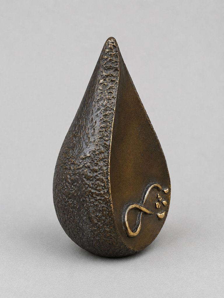 INFINITY / bronzen mini urn, Nieuw, Info@huisentuindecoratiemarie.nl, Huis en tuin decoratie marie, Peize