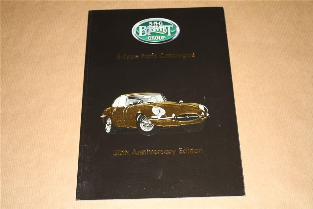 Jaguar - E-Type Parts Catalogue - 50th Anniversary Edition, Ophalen of Verzenden