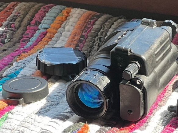 PVS-14 NACHTKIJKER BEHUIZING MET GOEDE KWALITEIT LENZEN, Ophalen, Zo goed als nieuw, Nachtkijker