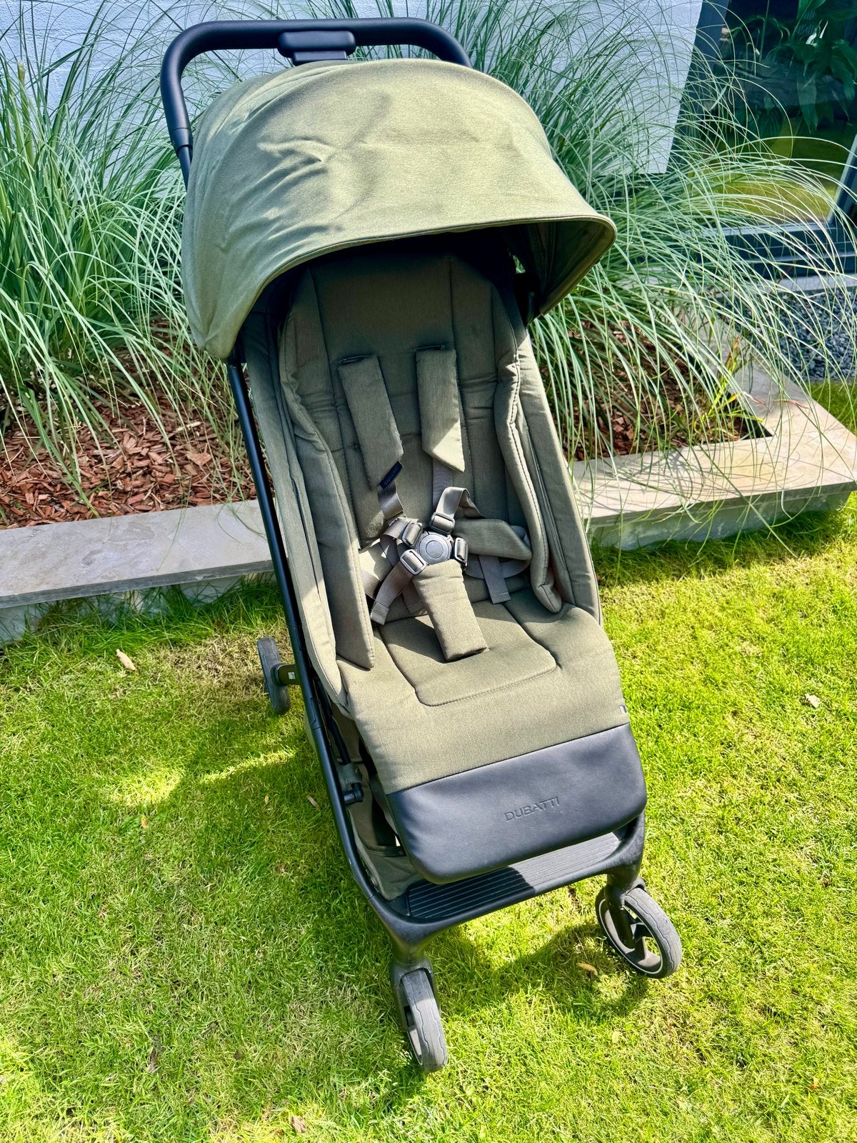 Dubatti Smart E2 buggy olijfgroen | + transporthoes., Ophalen of Verzenden, Gebruikt, Overige merken, Zonnekap