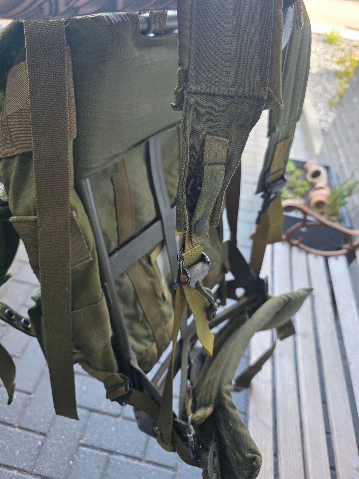 Vintage US Leger Rugzak - Militair Verzamelobject, Ophalen of Verzenden, Landmacht, Amerika, Kleding of Schoenen