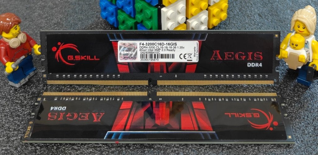 G.Skill Aegis F4-3200C16D-16GIS DDR4 Geheugen, Computers en Software, RAM geheugen, DDR4, Ophalen of Verzenden, Zo goed als nieuw