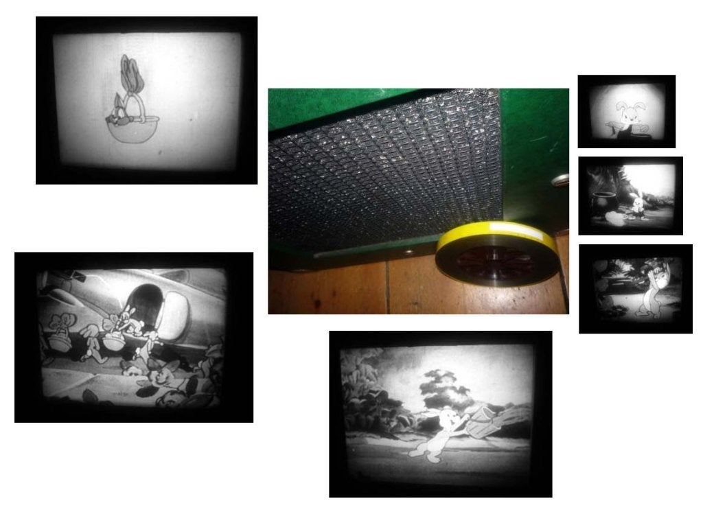 16mm film Cartoon Happy Easter - Castle - 5min zw/w -, Ophalen of Verzenden, 16mm film