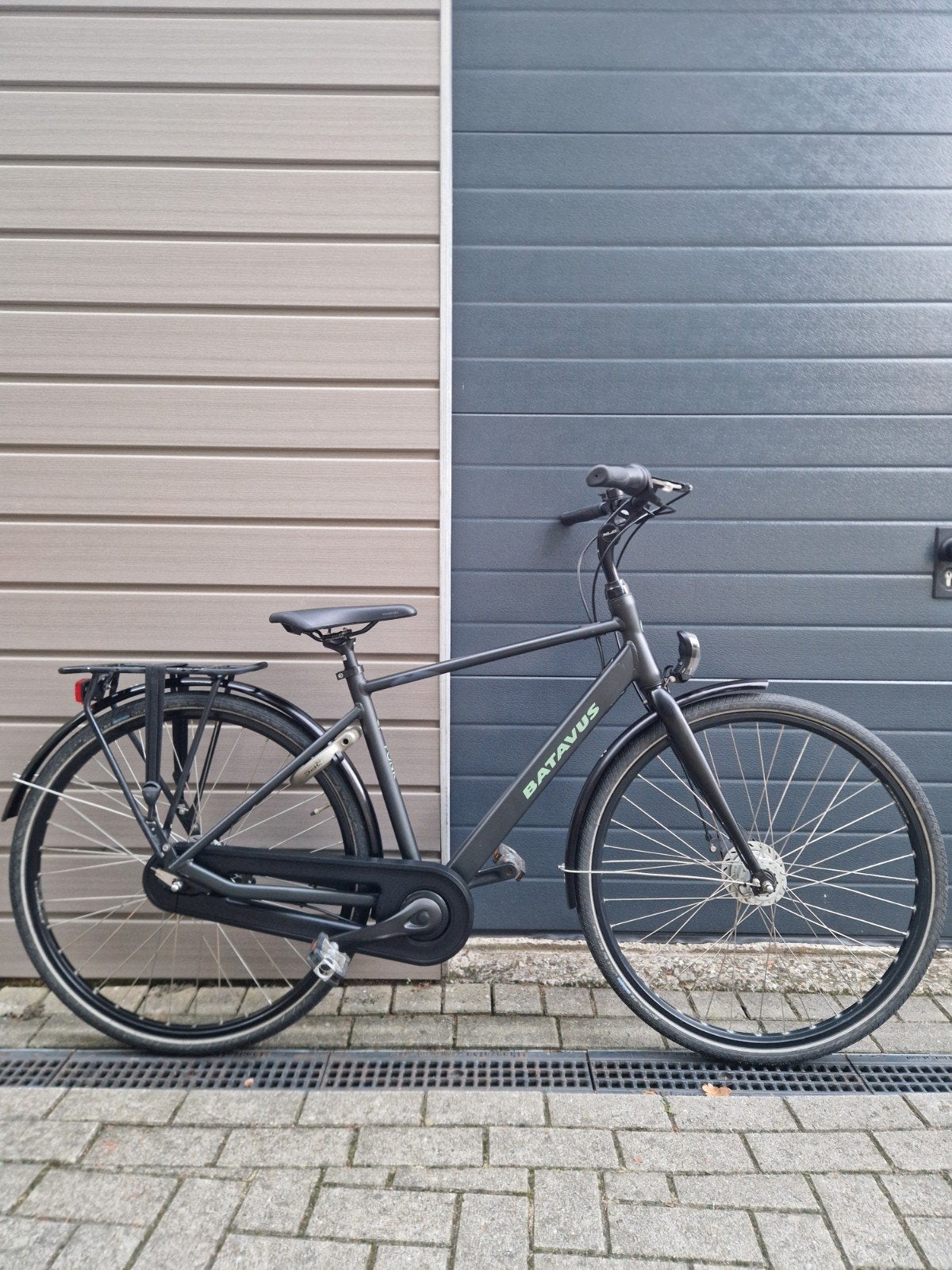 Batavus fonk herenfiets - 28 inch - zwart, Versnellingen, Batavus, Zo goed als nieuw, Trommelrem