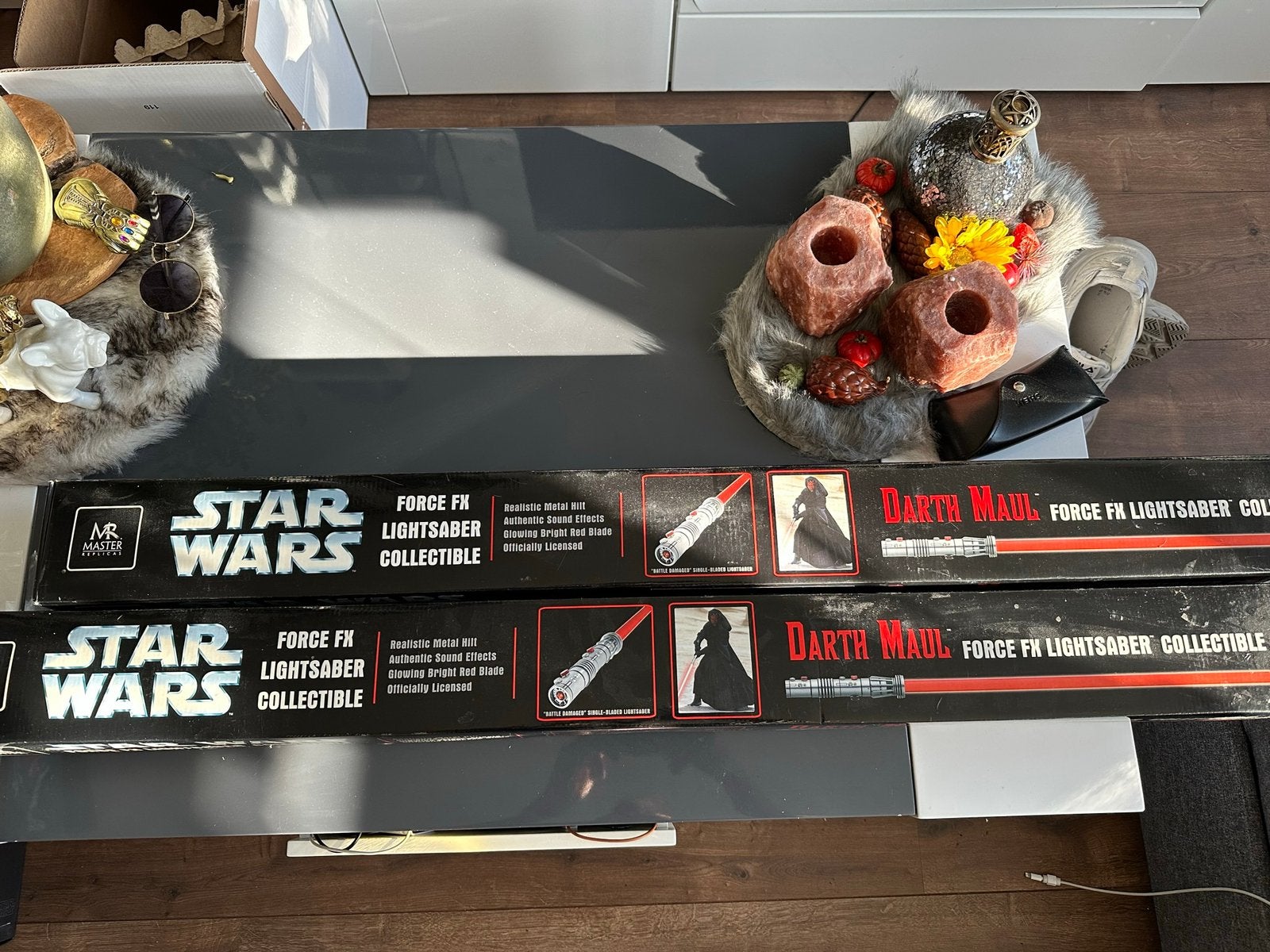 Star Wars Master Replicas Darth Maul FX Lightsaber, Ophalen of Verzenden, Gebruikt, Replica
