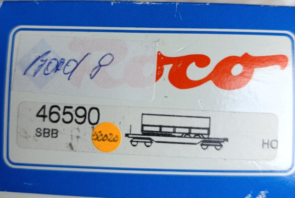 Roco 46590 SBB HUPAC containerwagen met opleggers HO, Hobby en Vrije tijd, Modeltreinen | H0, Gelijkstroom of Wisselstroom, Wagon
