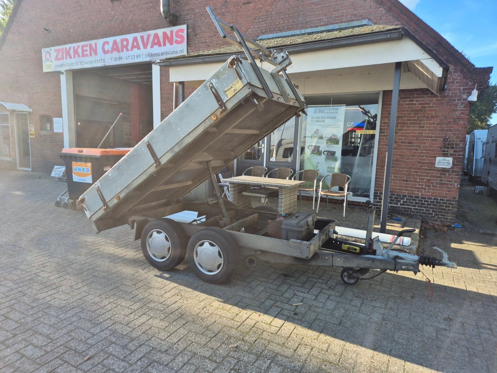 Nw adv. Henra kipper 270 x 160 2700 kg, Auto diversen, Ophalen, Gebruikt