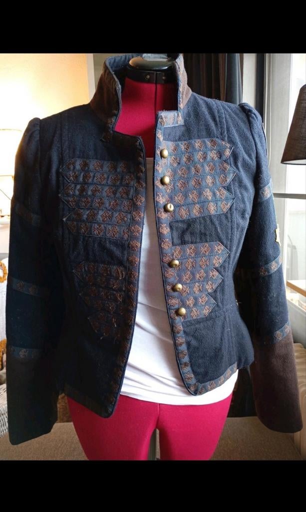 Zgan aparte wollen blazer Dept maat L, Ophalen of Verzenden, Zo goed als nieuw