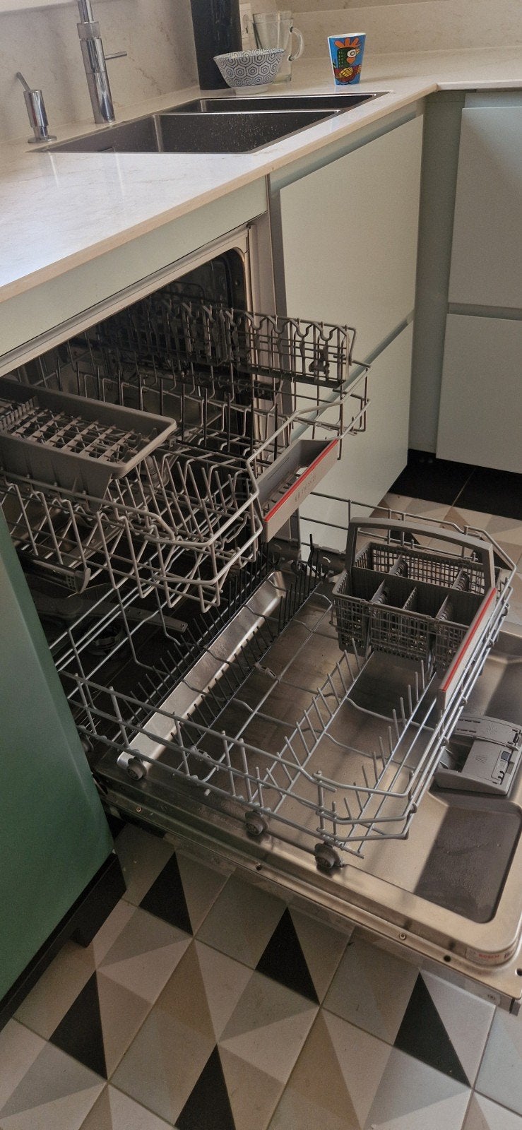 Vaatwasser Bosch SMV4HAX40N  inbouw, energielabel A, Ophalen of Verzenden, Zo goed als nieuw, Inbouw, Minder dan 85 cm