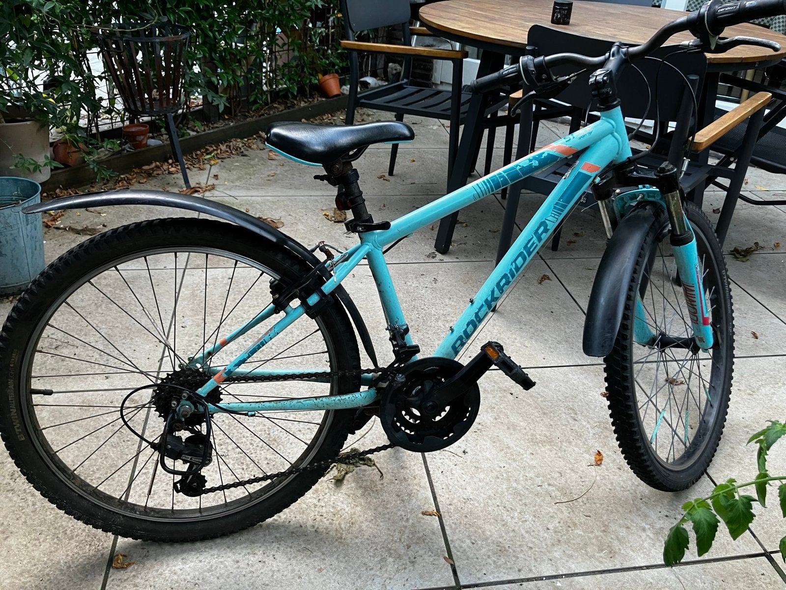 Rockrider ST500 24 inch wielen Mountainbike - Lichtblauw, Gebruikt, Hardtail, Ophalen, Overige merken