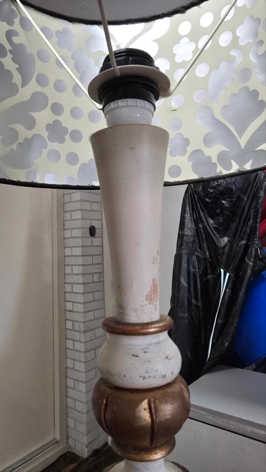 staande lamp hout, Antiek en Kunst, Ophalen