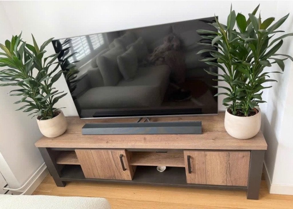Tv meubel zo goed als nieuw, Ophalen, 150 tot 200 cm, Zo goed als nieuw, Minder dan 100 cm