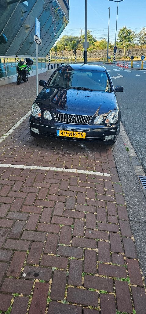 Lexus GS(-H) 300 3.0 AUT 2003 Blauw, Auto's, Lexus, Automaat, Achterwielaandrijving, Zwart, 2000 kg