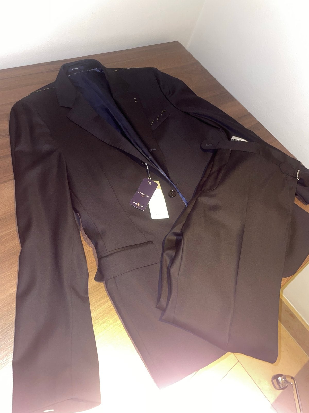 Nieuw Loro Piana Pak - Maat 52, Kleding | Heren, Kostuums en Colberts, Ophalen of Verzenden, Nieuw, Maat 52/54 (L), Zwart