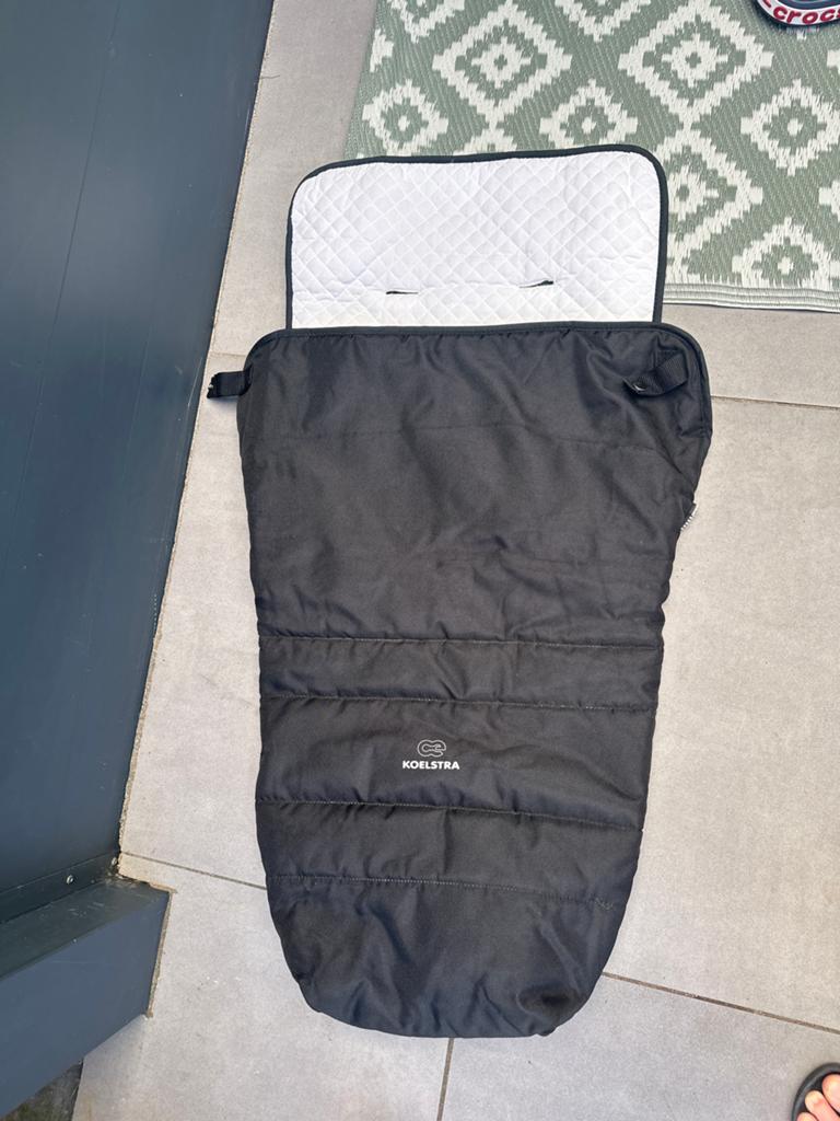 Koelstra Voetenzak Zwart - Comfortabel en Warm, Ophalen, Gebruikt, Overige merken