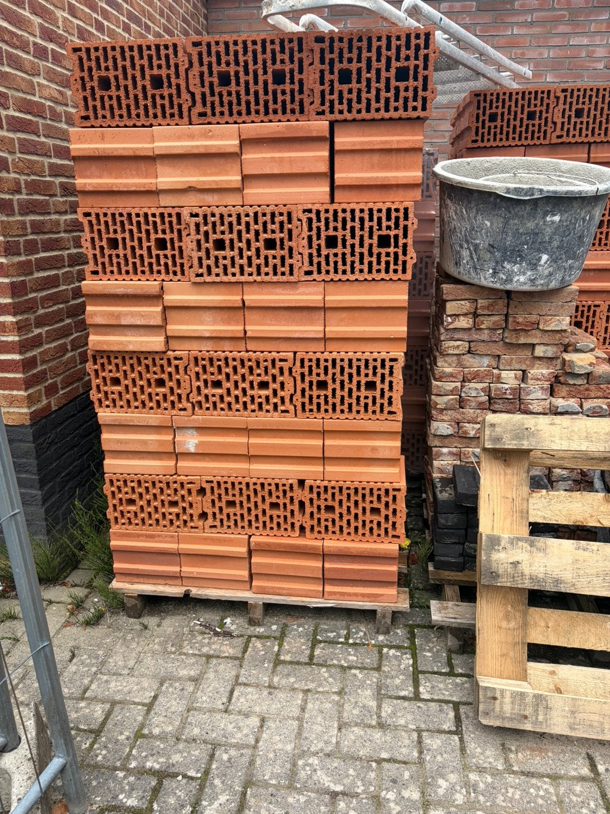 Uniblock Metselblok 307x200x230 mm, Doe-het-zelf en Verbouw, Metselstenen, Ophalen, Zo goed als nieuw, Bakstenen
