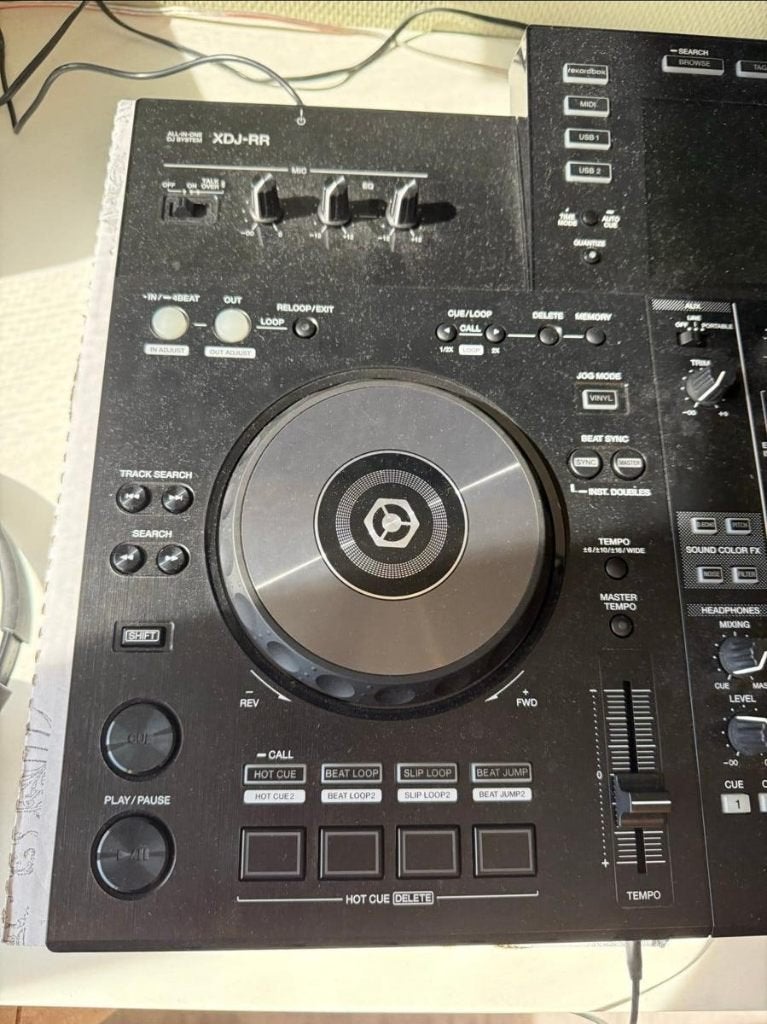 Pioneer DJ XDJ-RR DJ-set met 2 Pioneer Speaker 875595, Eén persoon