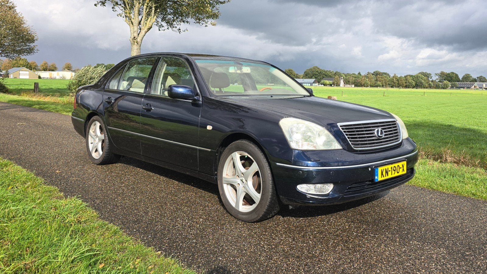 Lexus LS 430 4.3 V8 LPG-G3 2001 LS430 3UZ, Auto's, Automaat, 2000 kg, Blauw, Particulier
