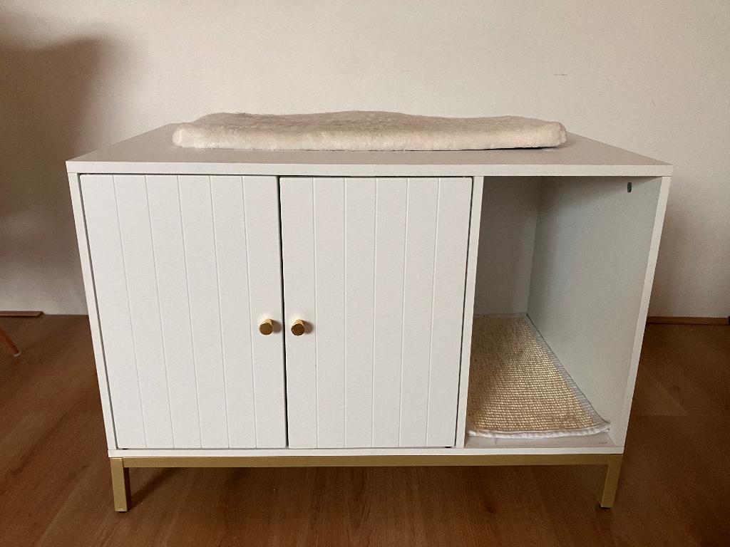 Kattenbak kast, Ophalen, Zo goed als nieuw