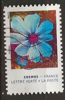 Frankrijk 517, cosmos, Verzenden, Gestempeld
