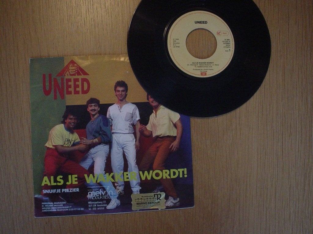 Single Uneed, Nederlands, Verzenden, Zo goed als nieuw, 7 inch, Nederlandstalig