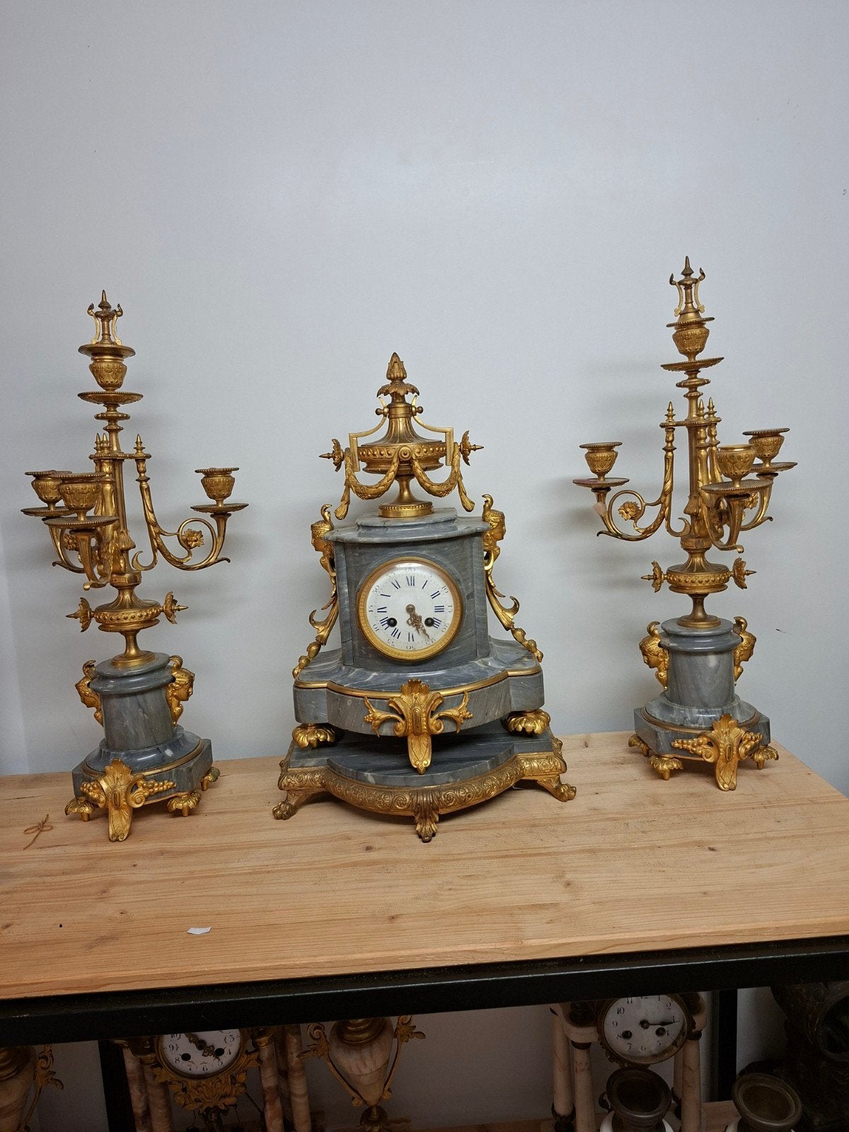 drie delig klokkenstel, Ophalen of Verzenden